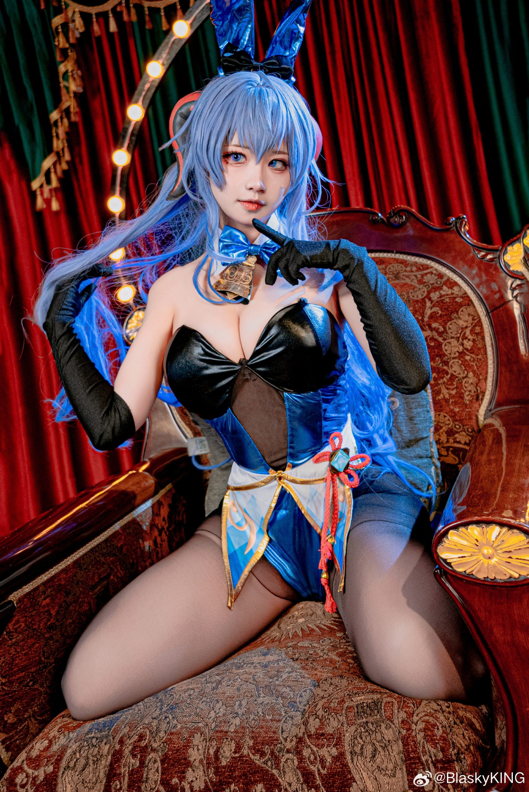 cosplay 原神 甘雨兔女郎 +1@伊喵_Master-次星岛