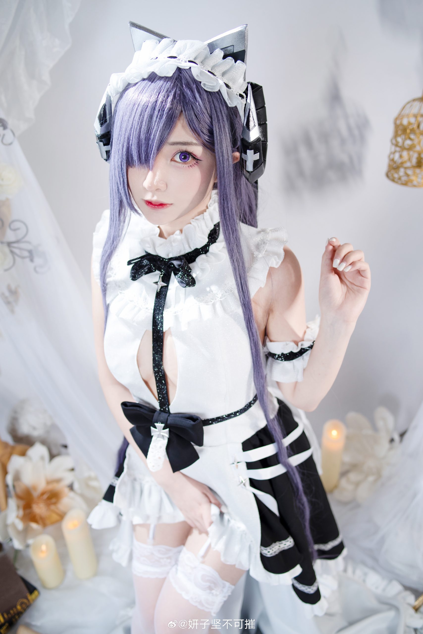 碧蓝航线 cos正片 奥古斯特女仆cos@妍子坚不可摧-次星岛