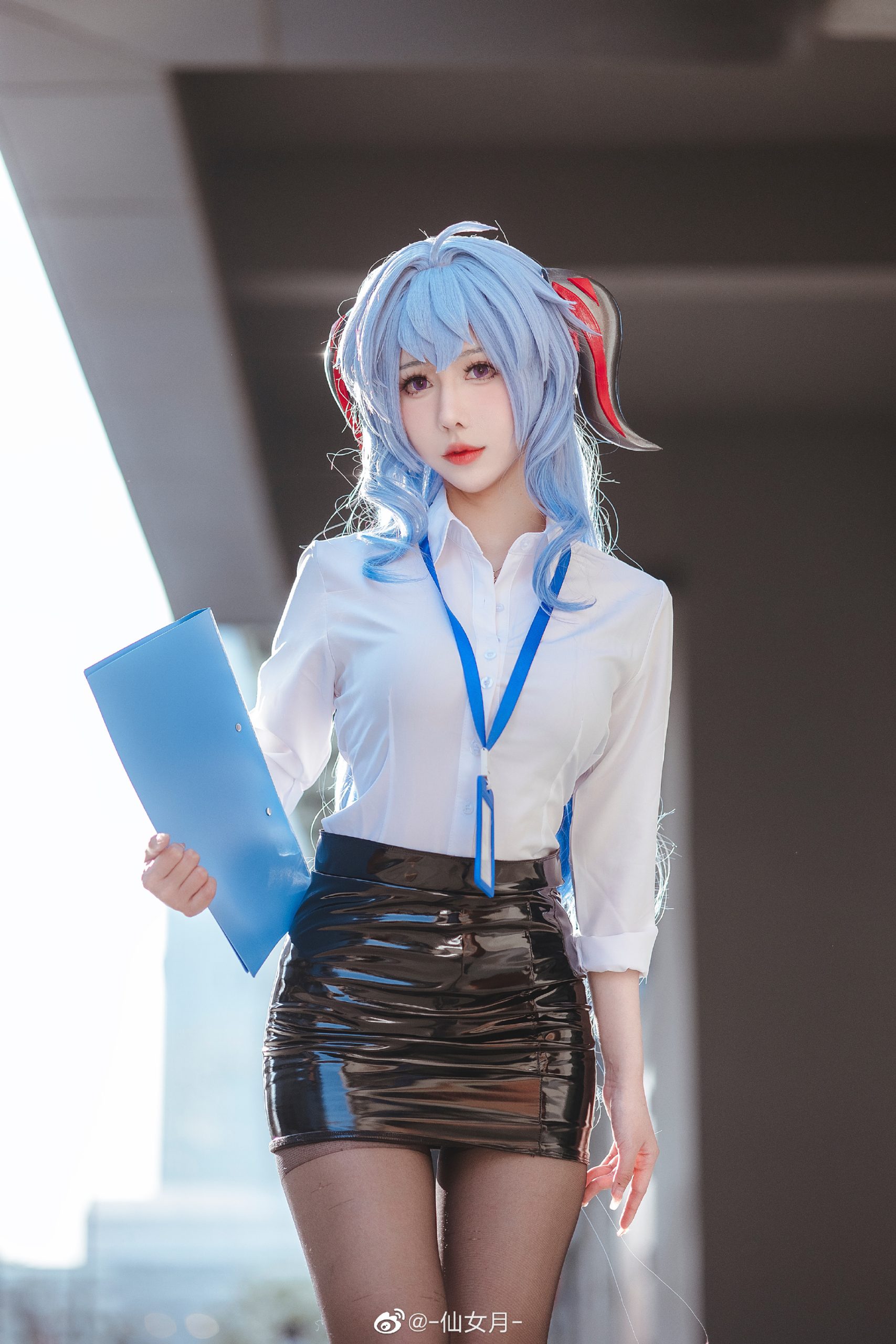 cosplay 原神 甘雨秘书喊你加班 @-仙女月--次星岛