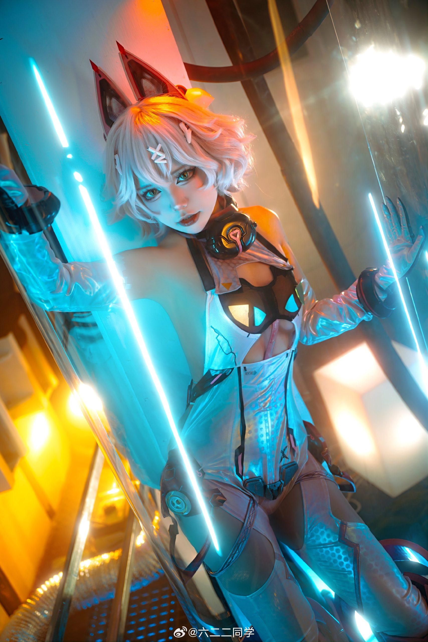 COSPLAY 代号绯猁，防火猫前来报到，就这样喵～ 交错战线@六二二同学-次星岛