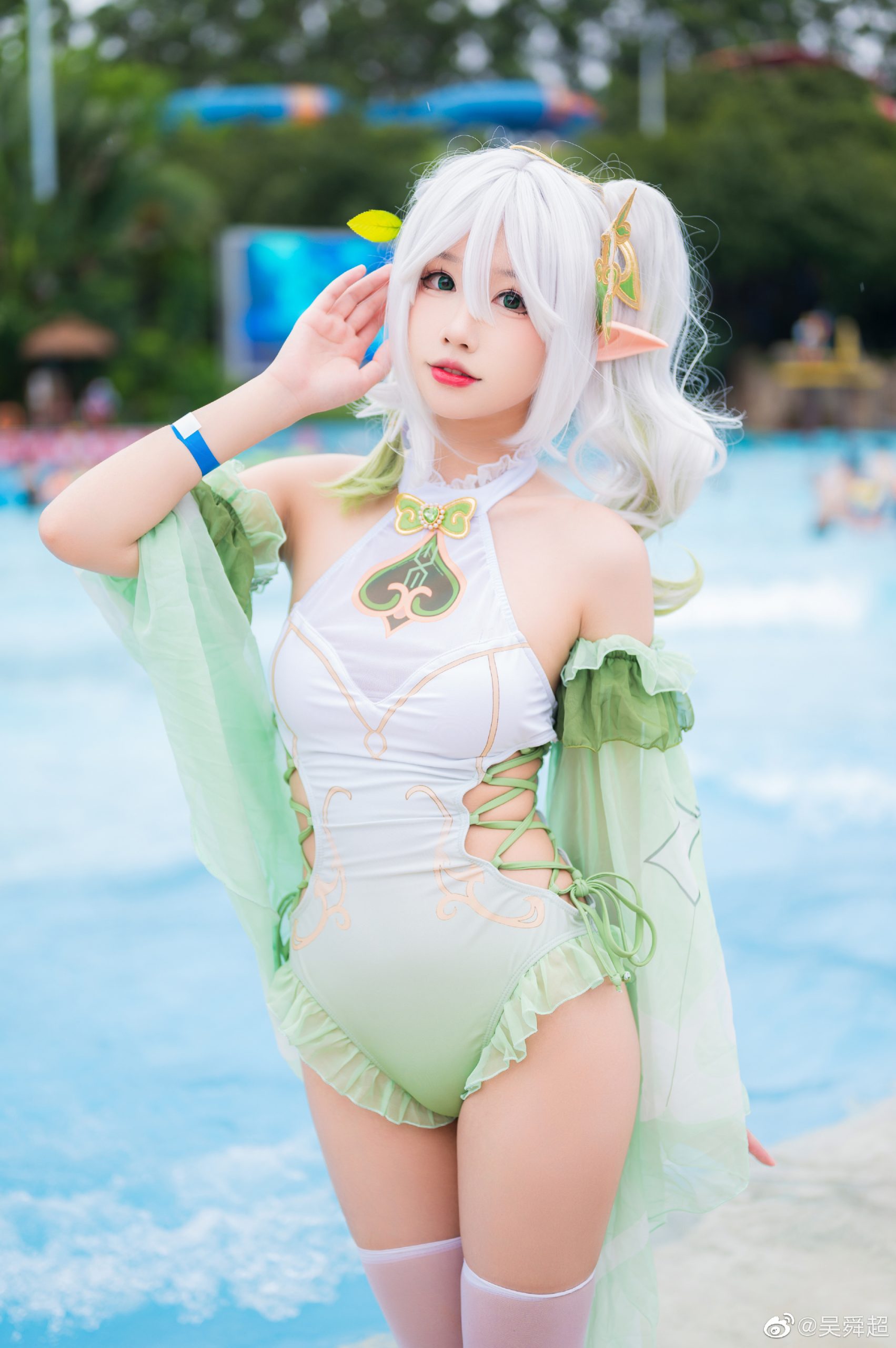 天气真好啊~一起去玩水吧 原神 纳西妲@猫君君MaoJun-次星岛
