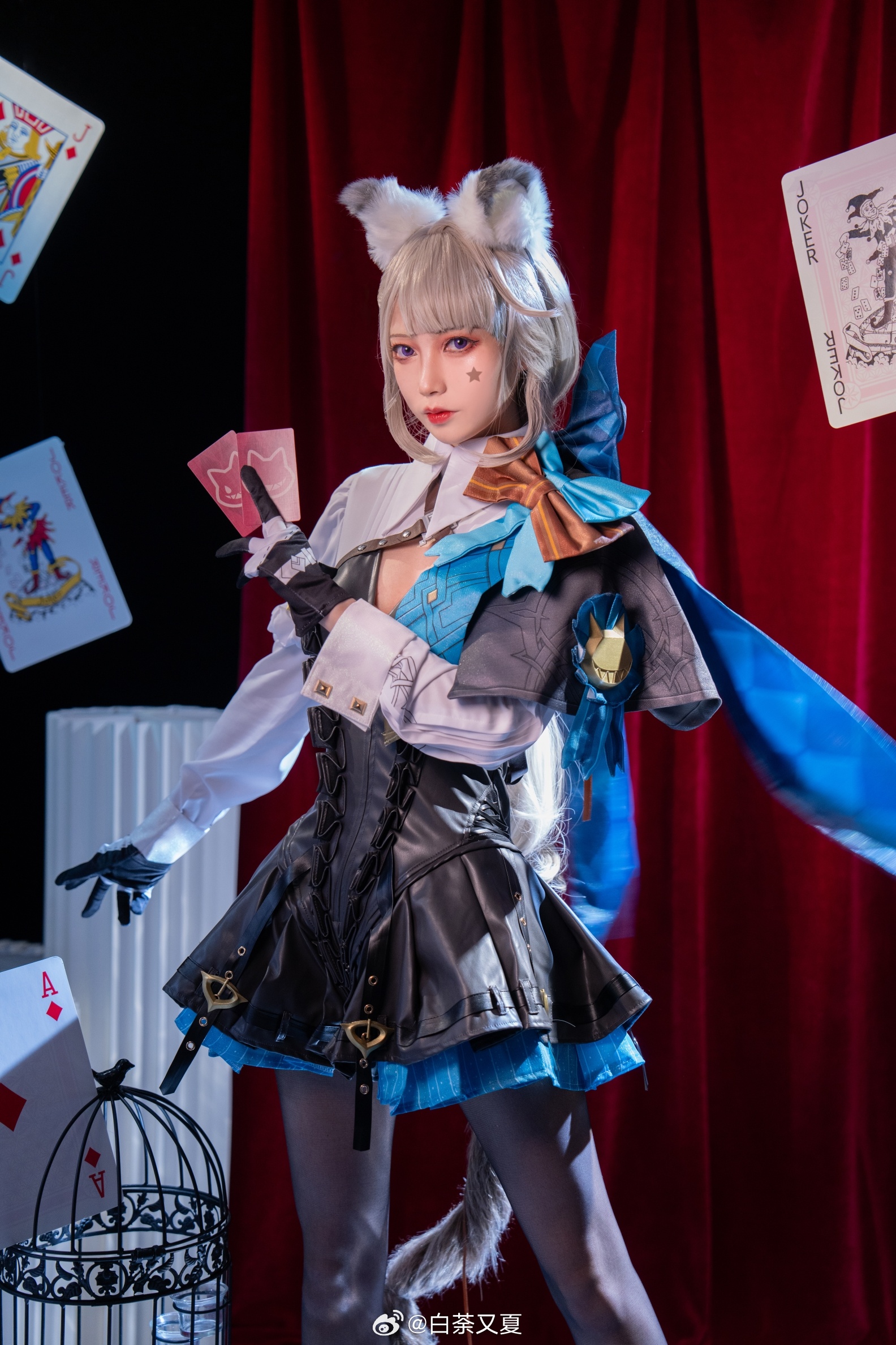 cosplay 噔噔——风系猫猫来咯~ 原神 琳妮特@白荼Sum-次星岛