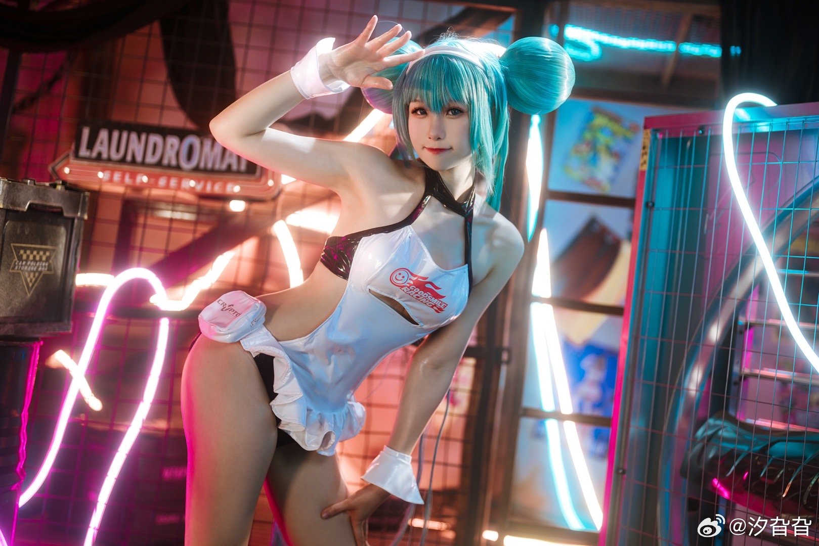 cosplay 初音未来 vocaloid 赛车初音@汐旮旮-次星岛