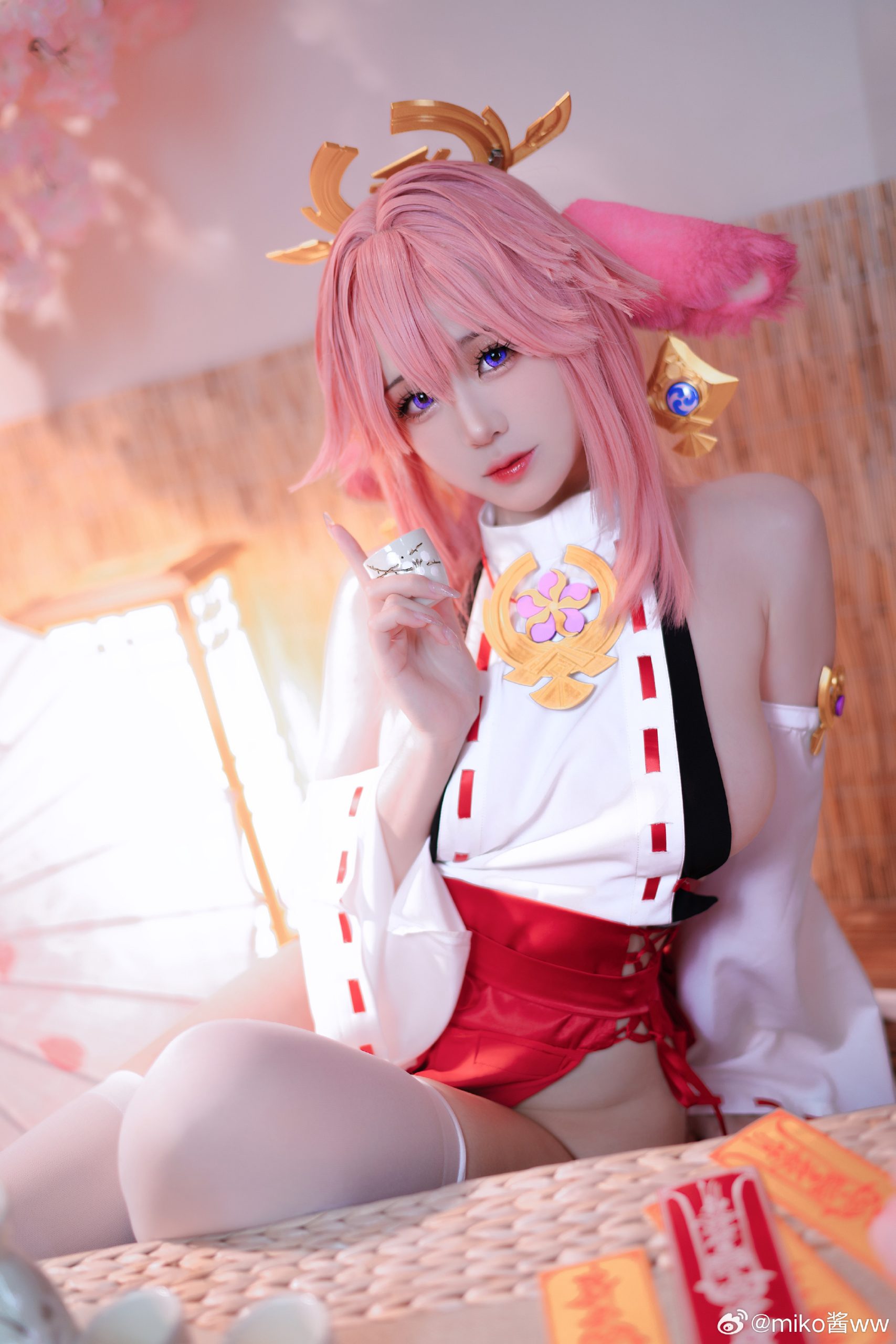 真有眼光~那么……要来摸摸看吗～？原神 八重神子@miko酱ww-次星岛