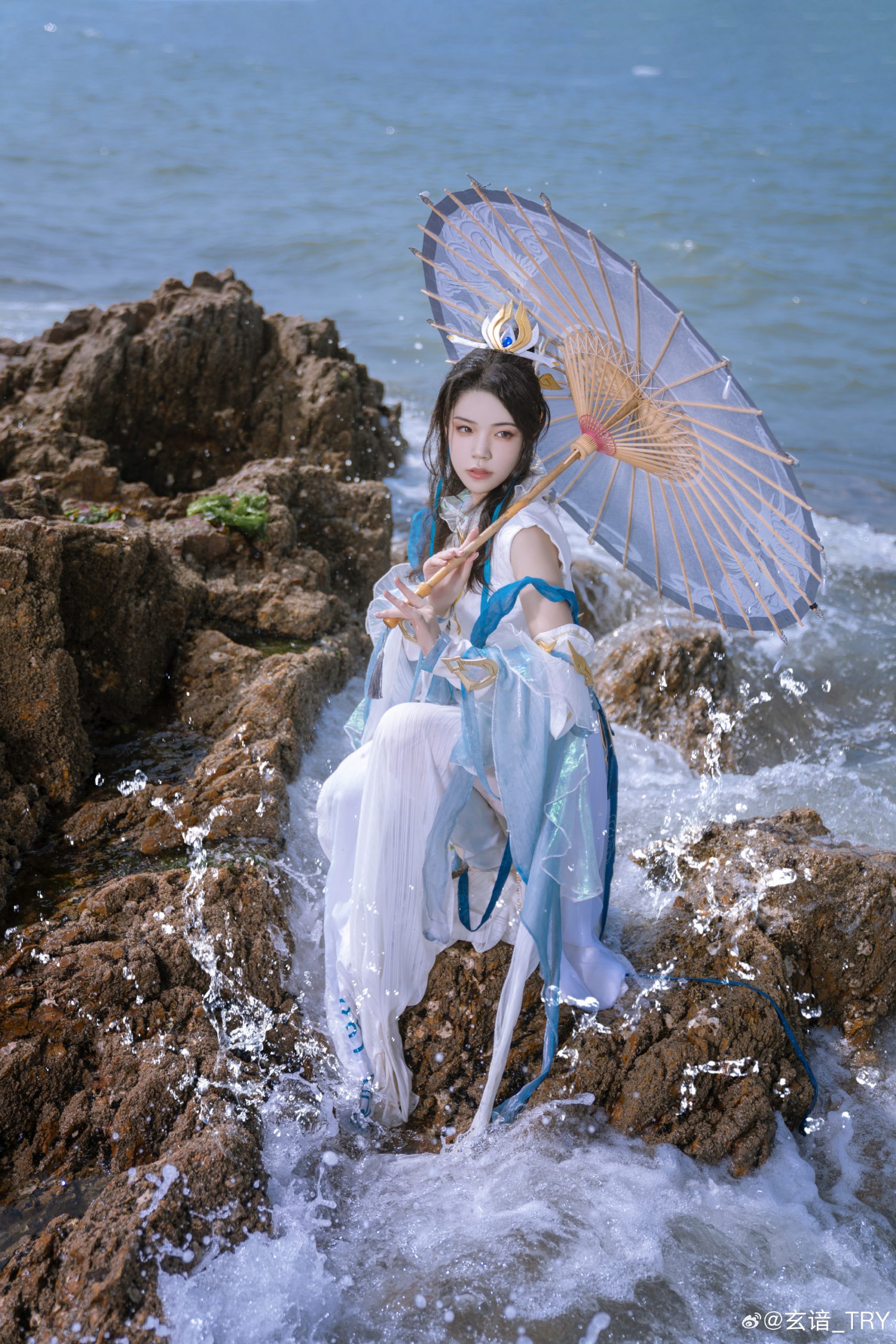 COSPLAY 剑网3 夺夜伞娘@玄谙_TRY-次星岛