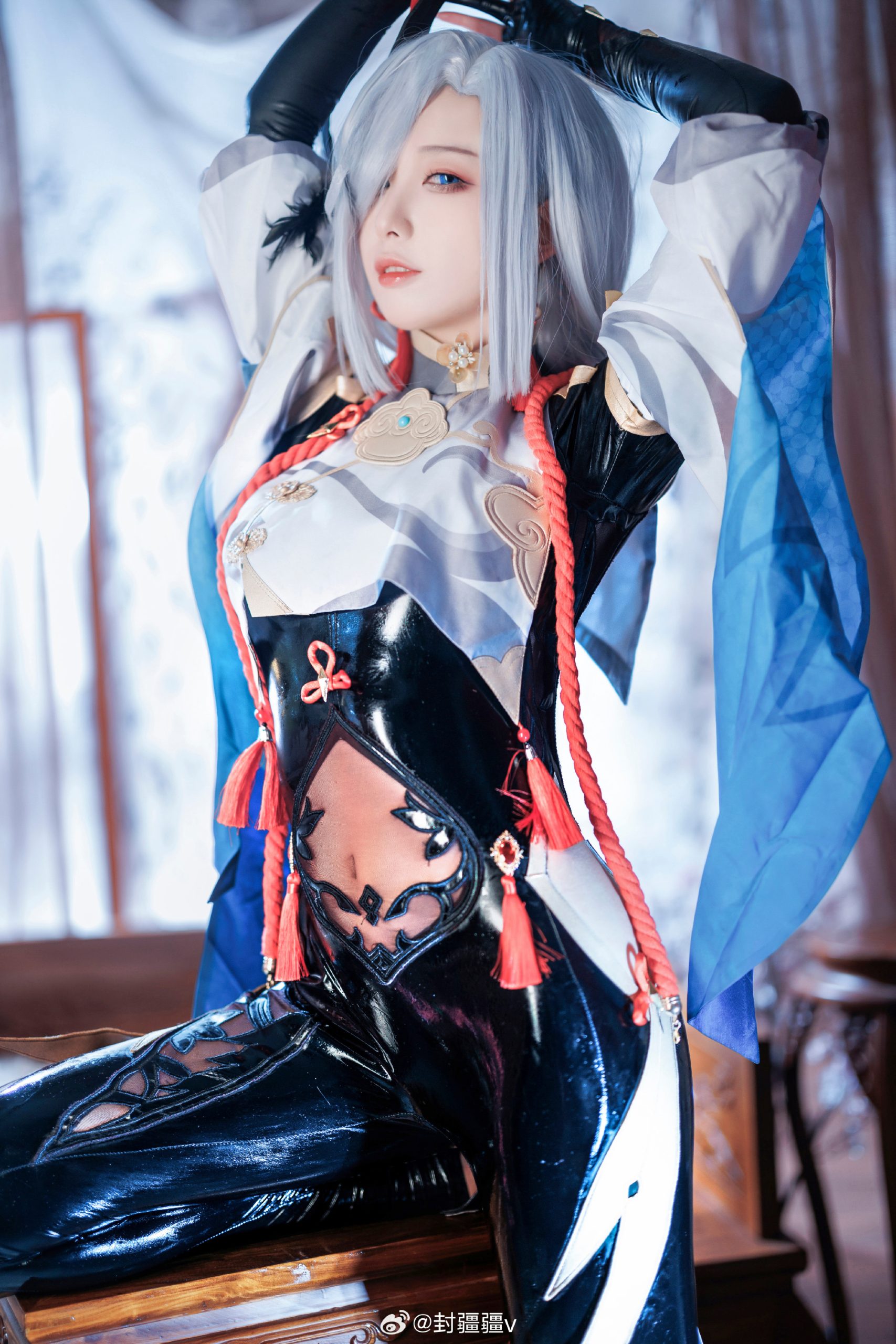 原神cos 申鹤原皮cos@封疆疆v-次星岛